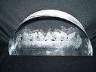 Crystal Impressions Laser Art The Last Supper New In Original Box