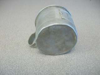 Vintage Aluminum Baby Cup with U.S Capital Building, well used dinged 