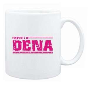 New  Property Of Dena Retro  Mug Name