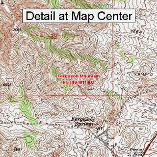   Map   Ferguson Mountain, Nevada (Folded/Waterproof)