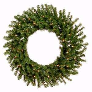  24 Balsam Christmas Fir Wreath 200T 50 Clear Lights