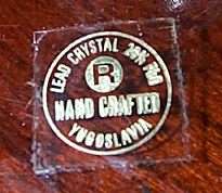 Set (4) Lead Crystal Hand Crafted ROGASKA GALLIA PATTERN Napkin Rings 