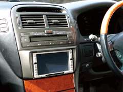 Lexus LS430 Double Din L Wood Trim Dash Kit w/ Brackets  