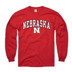  Nebraska Cornhuskers Youth Red Perennial II Long Sleeve T 