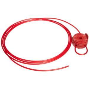   Cable Lockout, 1/8 Diameter, 8 Length, Nonconductive Nylon Cable