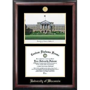  , with Bascom Hall Lithograph and Diploma Opening