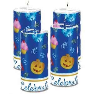  Set of 4 Celebrate Candles for Every Occasions