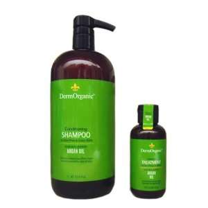  DermOrganic Shampoo 33.8oz + Treatment 4oz Combo Set 