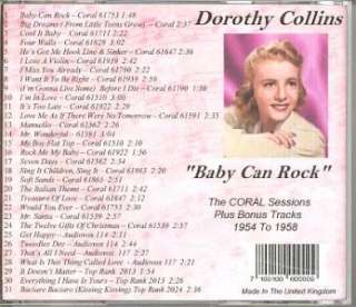 DOROTHY COLLINS   BABY CAN ROCK CD NEW/SEALED  