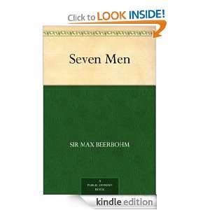 Seven Men Sir Max Beerbohm  Kindle Store