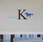 Horse Panels Your Name Wall Decals Stickers 1105  