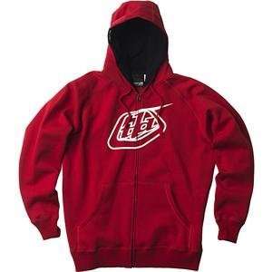  Troy Lee Designs Youth Logo Hoodie   Youth Large/Red 
