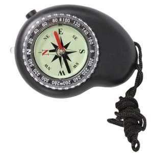 Rothco Black LED Compass with Lanyard 