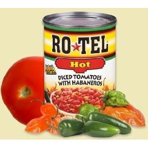 Ro*tel HOT Diced Tomatoes with Habaneros Grocery & Gourmet Food