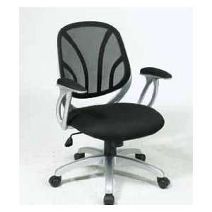  Screen Back Office Desk Chairs With Silver Frame Em20566 3 