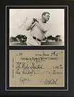 Ball George Herman Babe Ruth Autograph Signed Print