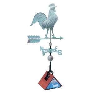   Copper Rooster Rooftop and Garden Weathervane Patio, Lawn & Garden
