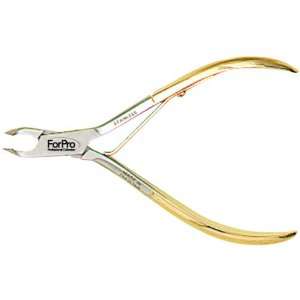  For Pro Gold Cuticle Nipper 1/2 Jaw Beauty