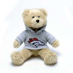  Denver Broncos 8 Fuzzy Hoodie Bear