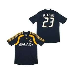 adidas Los Angeles Galaxy David Beckham Replica Away Jersey   Navy 