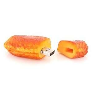  2GB Delicious Chicken Wing Shape Flash Drive (Yellow 