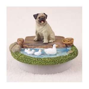  Fawn Pug Candle Topper Tiny One A Day on the Lake