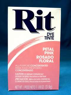 Rit Dye Fabric Powder, Petal Pink 1 1/2oz  