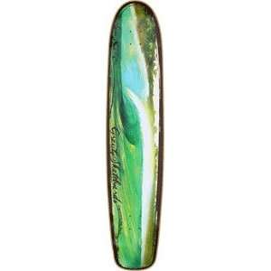  Gravity 45 Spoon Nose   Shades Of Emerald Longboard Deck 