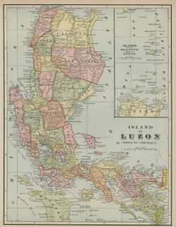   Map Authentic 1899; showing Towns / Ports / Divisions COA  