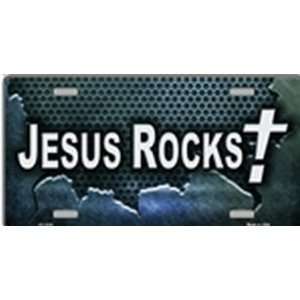  Jesus Rocks License Plates Plate Tag Tags auto vehicle car 