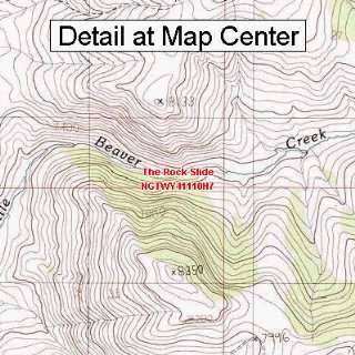   Map   The Rock Slide, Wyoming (Folded/Waterproof)