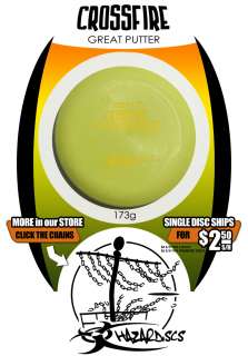 NEW CROSSFIRE Putter   173g   Quest Disc Golf FAST SHIP  