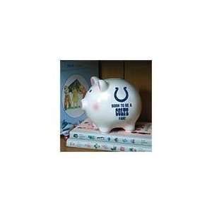  Born to Be Indianapolis Colts Fan Piggy Bank Sports 