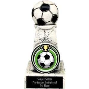  6 Custom Soccer Stone Tower Award Trophies ECLIPSE Custom 