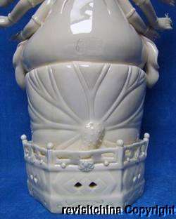 Blanc De China White Porcelain Thousands Hands Guanyin  