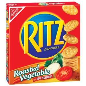 Nabisco Ritz Crackers Roasted Vegetable   12 Pack  Grocery 