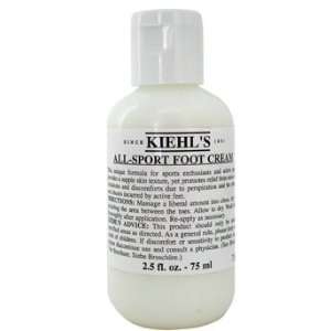  Kiehls All Sport Foot Cream 2.5oz (75ml) Beauty