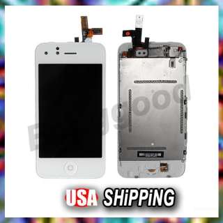 White Full Assembly fr iphone 3GS LCD Display Digitizer Touch Screen 