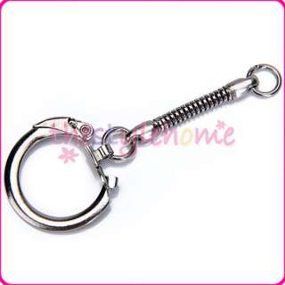   Chain SNAKE Chain Key Rings w/ Snap End + Jump Ring Brand NEW  