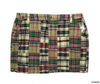 OLD NAVY WOMENS PLAID MADRAS COTTON SKIRT NWT **MANY SIZES  
