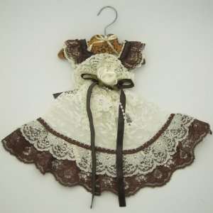 Handmade Potpourri Bag   Mini Vintage Inspired Dress with Log Cabin 