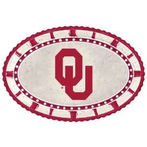 Oklahoma Sooners Memory Company Team Ceramic Platter NCAA College 