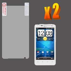 2X High Quality Clear LCD Screen Protector Guard for AT&T HTC Vivid 