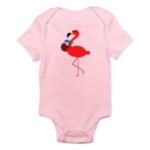 Pink Flamingo in Sunglasses Baby Onesie Shirt   Size 6 12 Months