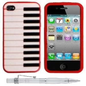  RED PIANO KEYBOARD   Premium Design Protector Phone Cover 