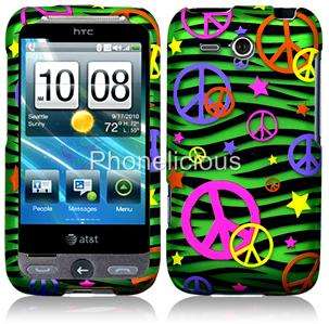 Fit HTC FREESTYLE Phone Cover Hard Case GREEN PEACE  