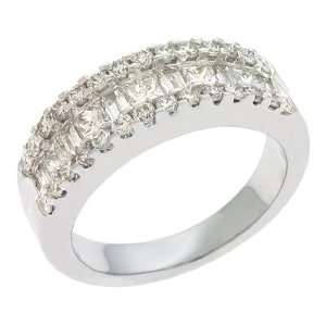  14K White Gold 1.4cttw Round Diamond Fashion Ring Jewelry