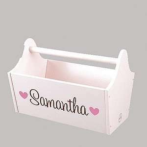  Personalized kids wooden toy caddy   petal Personalization 