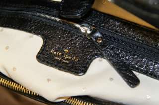 Kate Spade Gold Coast Maryanne Quilted Black Leather Satchel Bag #KS 