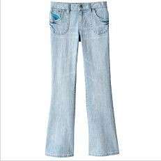 Mudd Girls Flare Jeans Slim Denim 12 NWT Pants Light  